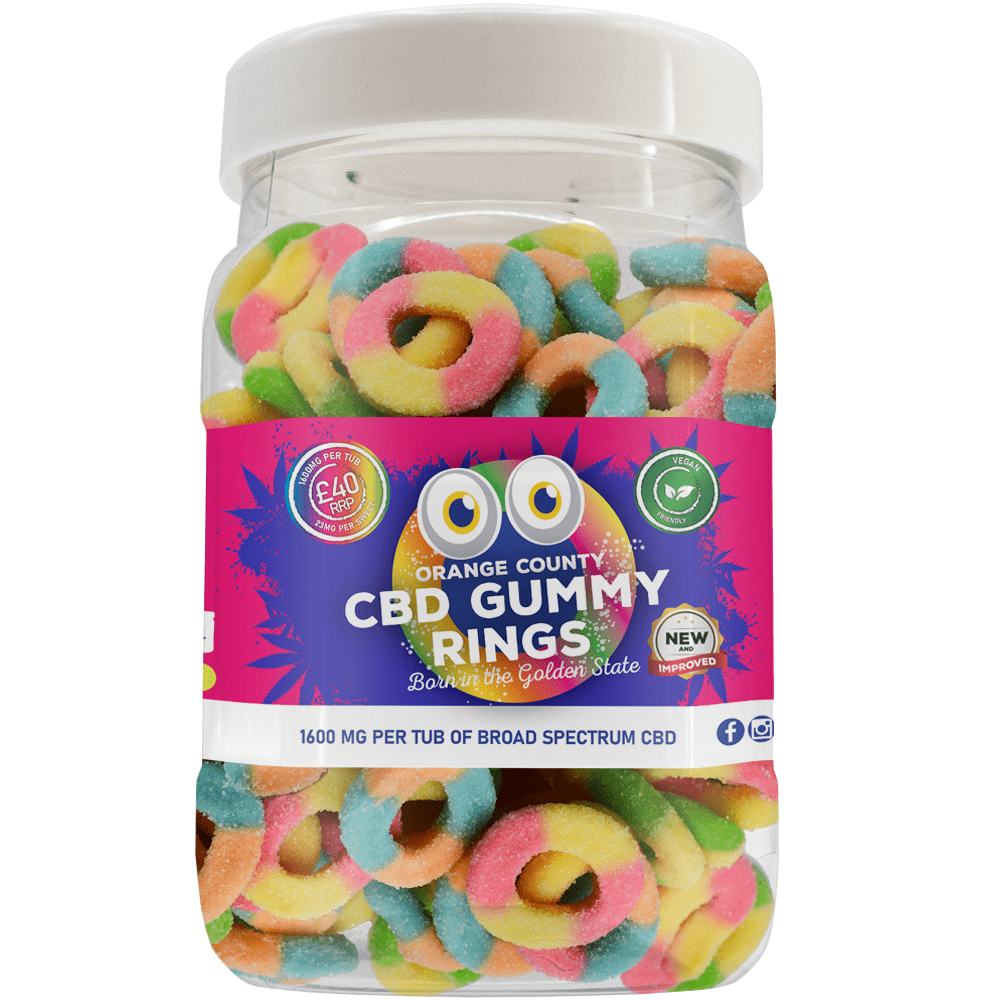 CBD Gummy Rings (Large Tub)