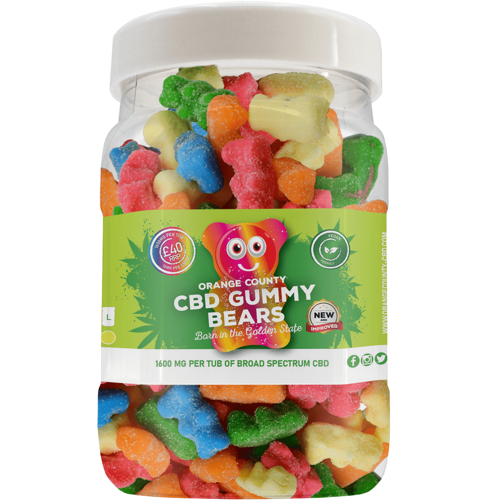 CBD Gummy Bears (Large Tub)