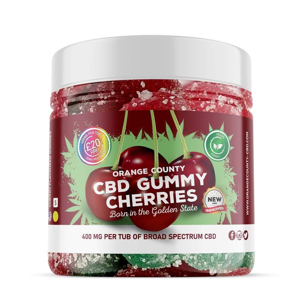 CBD Gummy Cherries (Small Tub)